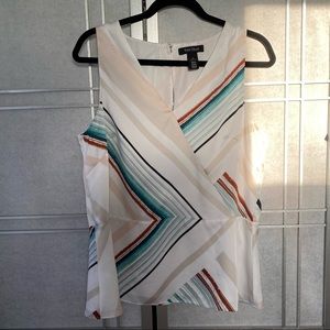 WHBM White House Black Mark sleeveless blouse size M